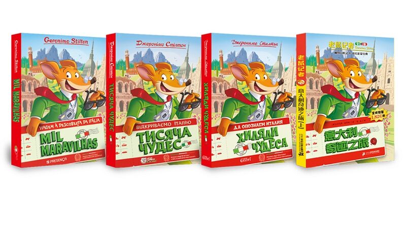 Geronimo Stilton anche in cinese, bulgaro, ucraino e portoghese 