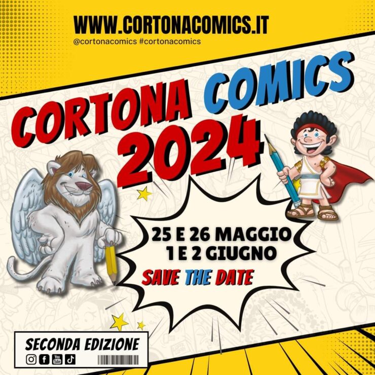 Cortona Comics 2024 torna la fiera del fumetto con un programma ricco