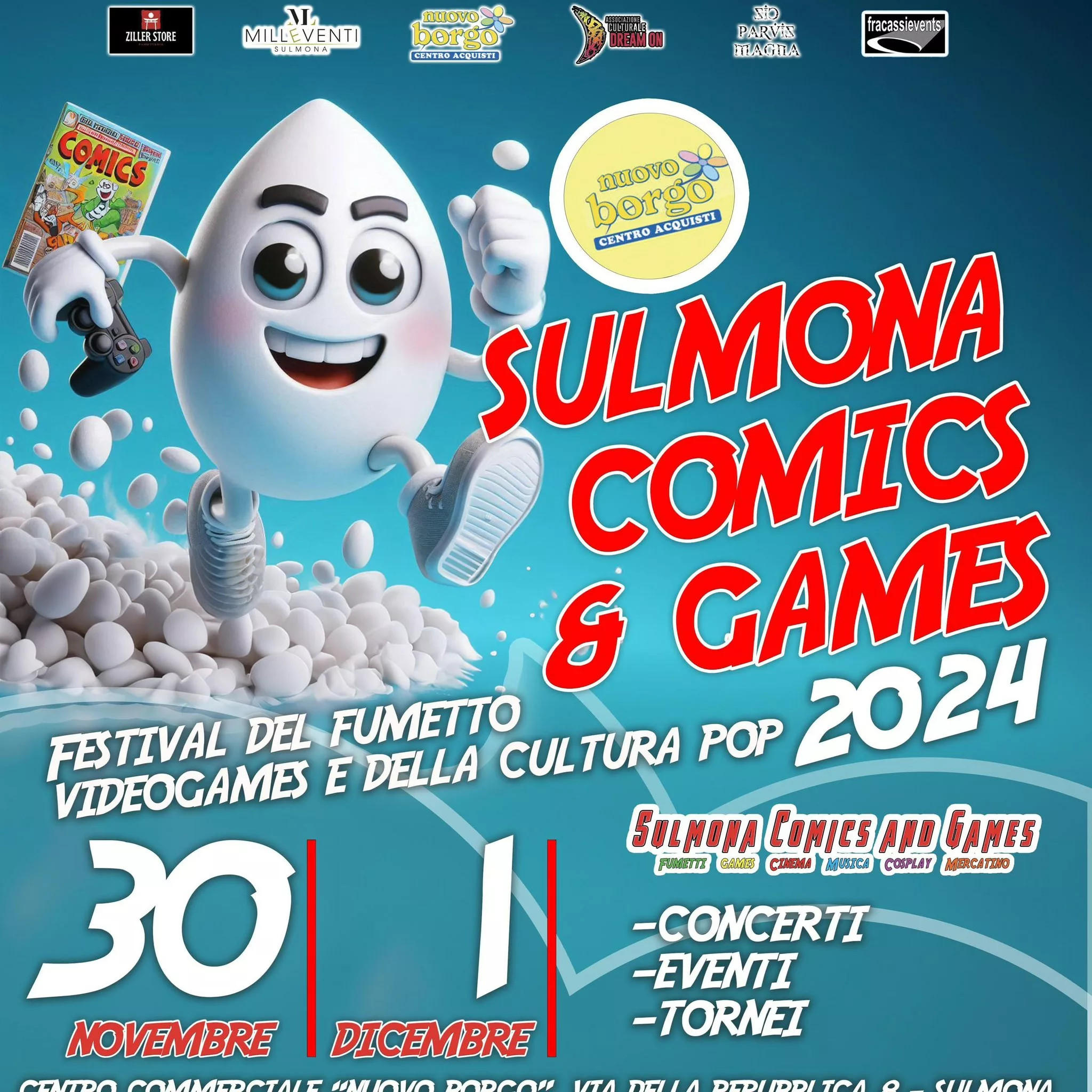 Sulmona Comics & Games 2024 due giornate di magia nerd e divertimento